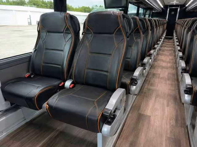 ames charter bus interior